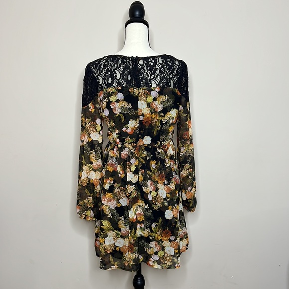 🍁 EUC Beautiful Fall Floral Dress - Picture 6 of 10